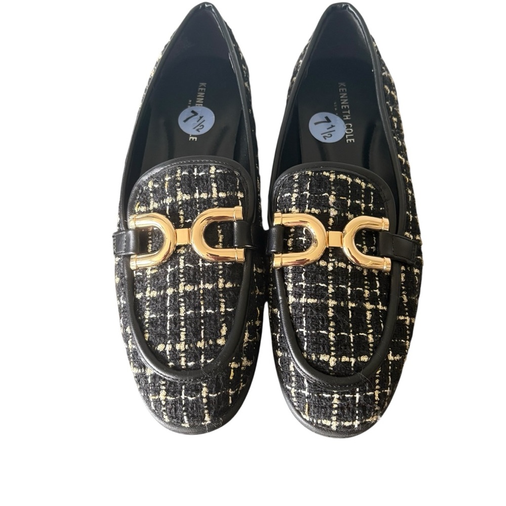 Kenneth Cole New York Tweed Larisa Loafers Size 7.5